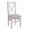 Suffolk Grey Painted Oak Crossback Chair With Wooden Seat -Furniture Sale Shop tt cbcw g 1