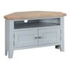 Suffolk Grey Painted Oak Corner TV Unit 2 Suffolk Grey Painted Oak Corner TV Unit -Furniture Sale Shop tt ctv g 2