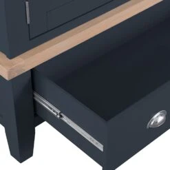 Suffolk Midnight Grey Painted Oak 2 Door Wardrobe With Drawer 15 Suffolk Midnight Grey Painted Oak 2 Door Wardrobe With Drawer -Furniture Sale Shop tt l2dr ch 1