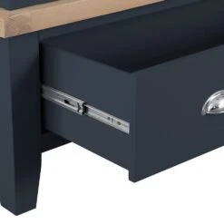 Suffolk Midnight Grey Painted Oak 2 Door Wardrobe With Drawer 18 Suffolk Midnight Grey Painted Oak 2 Door Wardrobe With Drawer -Furniture Sale Shop tt l2dr ch 4