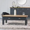 Suffolk Midnight Grey Painted Oak Large Coffee Table -Furniture Sale Shop tt lct ch