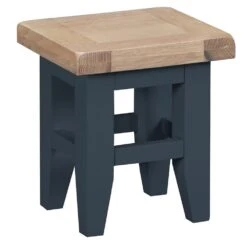 Suffolk Midnight Grey Painted Oak Nest Of 3 Tables -Furniture Sale Shop tt n3t ch 5