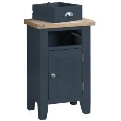 Suffolk Midnight Grey Painted Oak 1 Door Small Cupboard 13 Suffolk Midnight Grey Painted Oak 1 Door Small Cupboard -Furniture Sale Shop tt scup ch 4