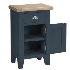 Suffolk Midnight Grey Painted Oak 1 Door Small Cupboard 11 Suffolk Midnight Grey Painted Oak 1 Door Small Cupboard -Furniture Sale Shop tt scup ch 5
