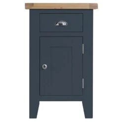 Suffolk Midnight Grey Painted Oak 1 Door Small Cupboard 17 Suffolk Midnight Grey Painted Oak 1 Door Small Cupboard -Furniture Sale Shop tt scup ch 9