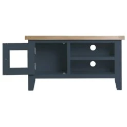 Suffolk Midnight Grey Painted Oak TV Unit -Furniture Sale Shop tt stv ch 2