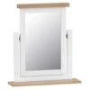 Suffolk White Painted Oak Dressing Table Mirror 1 Suffolk White Painted Oak Dressing Table Mirror -Furniture Sale Shop tt tm w 2