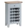 Suffolk Grey Painted Oak Wine Cabinet -Furniture Sale Shop tt wc g 1
