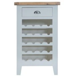 Suffolk Grey Painted Oak Wine Cabinet -Furniture Sale Shop tt wc g 7