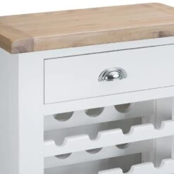 Suffolk White Painted Oak Wine Cabinet -Furniture Sale Shop tt wc wh 2