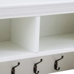 Monaco White Small Coat Rack 14 Monaco White Small Coat Rack -Furniture Sale Shop ww 089 3