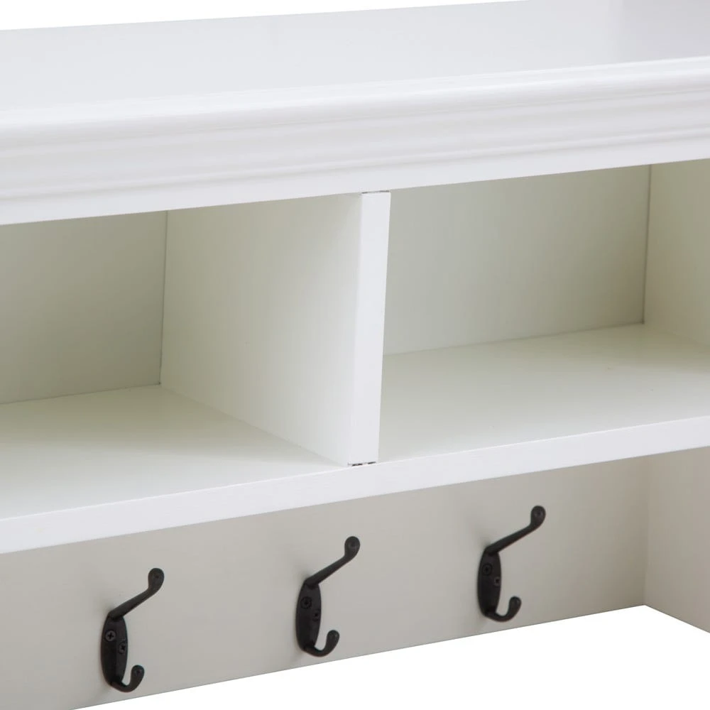 Monaco White Large Coat Rack 6 Monaco White Large Coat Rack - Image 4