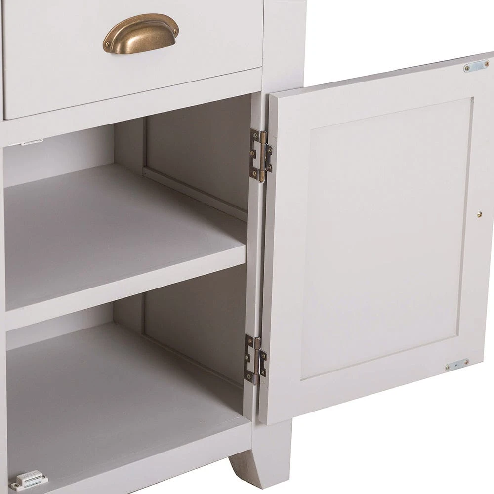 Hampshire Grey Painted Oak 2 Door Small Sideboard 10 Hampshire Grey Painted Oak 2 Door Small Sideboard - Image 8