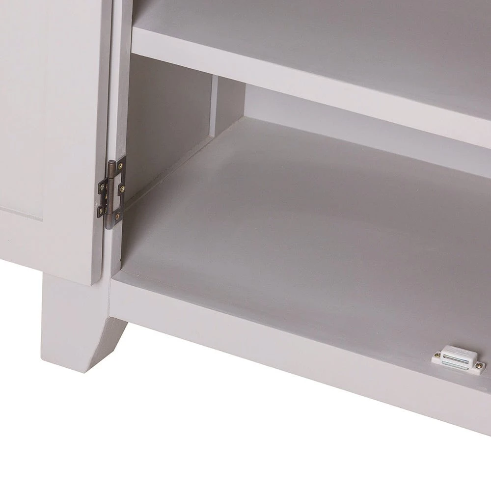 Hampshire Grey Painted Oak 2 Door Small Sideboard 7 Hampshire Grey Painted Oak 2 Door Small Sideboard - Image 5