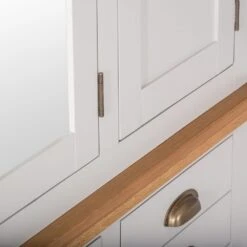 Hampshire Grey Painted Oak 3 Door Wardrobe With Mirror -Furniture Sale Shop wxf p25 10