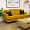 Stockholm 2 Seater Sofa Cozy Ochre Fabric -Furniture Sale Shop yellow2 0d8a03fe e726 42af a121 bfc097a670c2